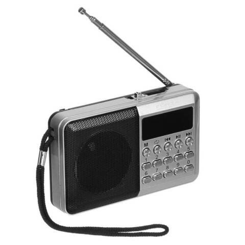 Радиоприемник FORZA переносной аккумулят. USB слот micro-SD FM 87,5-108 МГц