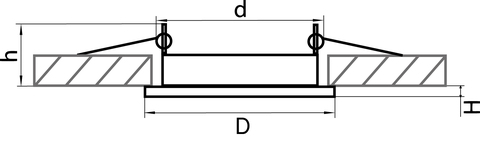 Встраиваемый светильник Lightstar Tensio 212117