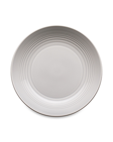 Тарелка суповая 24см Royal Doulton Гордон Рамзи Лабиринт светло-серая