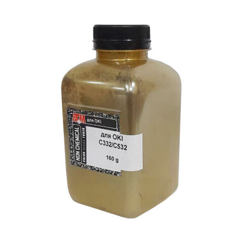 Тонер TOMOEGAWA для OKI C332/C532 фл 160 гр, черный Gold ATM