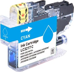 Картридж струйный Cactus CS-LC3617C голубой (14мл) для Brother MFC-J2330DW/J2730DW/J3530DW/J3930DW