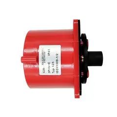 Вилка QUATTRO ELEMENTI QE-15000E приборная , 3 фазы 32А 5 контактов (640-445-018)