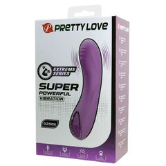 Фиолетовый мини-вибратор DJ Dick - 12,7 см. - 