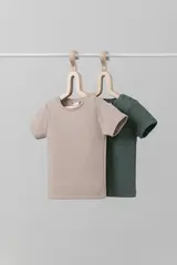 фуфайка для новорожденных  К 302521-2уп/зеленый мох,беж