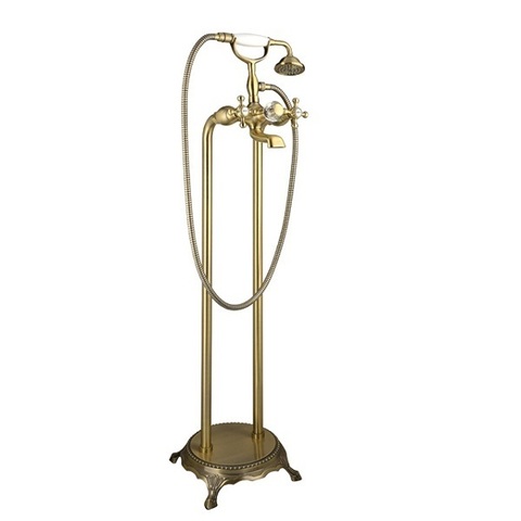 Смеситель для ванны напольный Timo Nelson 1900/02Y-CR antique