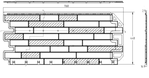 Фасадная панель под кирпич