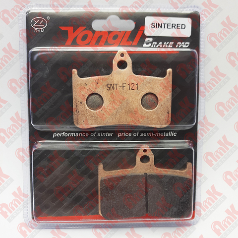 SNT-F121 Тормозные колодки дисковые мото YONGLI Sintered (FDB533ST)