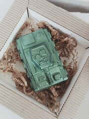 Пластиковая форма для шоколада Танк Т-34