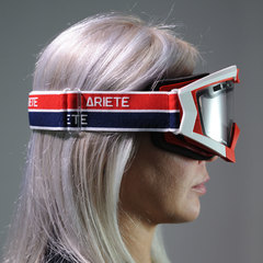 Очки кроссовые ARIETE RC FLOW GOGGLES, красный, двойная прозрачная вентилируемая линза 13950-FRBA