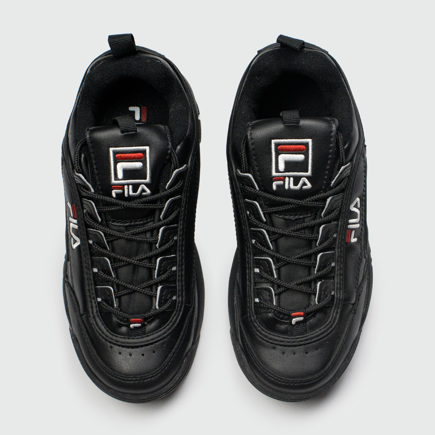 All black fila disruptor clearance