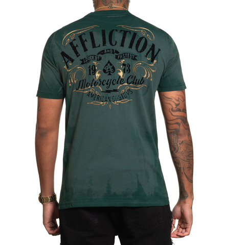 Affliction | Футболка мужская AC Rust Club A26017 сзади