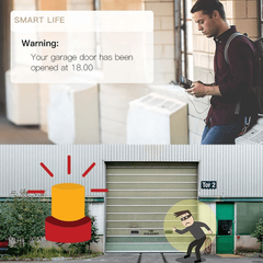 Умный открыватель гаражных дверей Wi-Fi SMART GARAGE DOOR OPENER модели MS-102