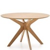 Стол Naanim Ø120 см из дубового шпона