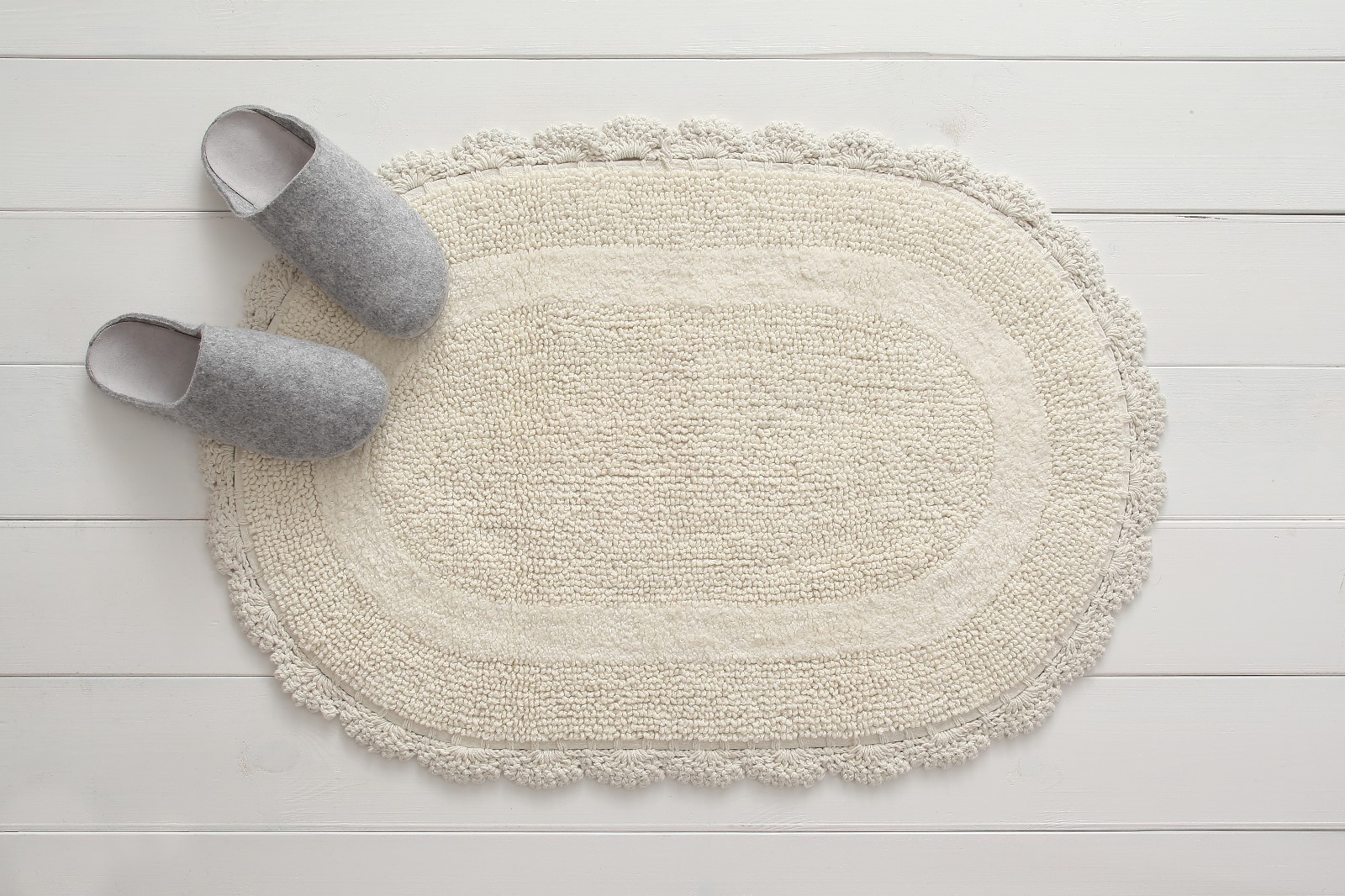 Коврик Pavia Sitara Mat 50x80 Молочный