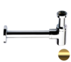 REMER 958BBG Сифон для раковины короткий латунь 1 1/4"