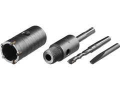 ЗУБР 35 мм, SDS - Plus, 5Т, коронка по бетону с державкой, Профессионал (2918-35)