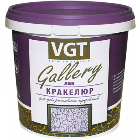 VGT ЛАК КРАКЕЛЮР GALLERY / ДЛЯ ДЕКОРАТИВНЫХ ЭФФЕКТОВ