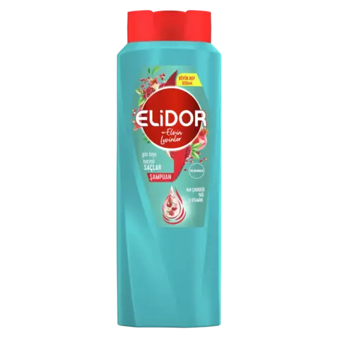 Şampun \ Шампунь \ Shampoo Elidor by Elvin Lavinler gun boyu hacimli saclar sampuan nar cekirdegi yafi C vitamini