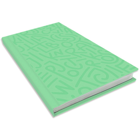Книжка зап. (Lamark) Delight Time, 110х205, 80 л., обл. лам..картон, уф-лак, цвет мята NB0045-MT