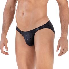 Черные трусы-слипы со звездочками Illusion Brief Bikini - 