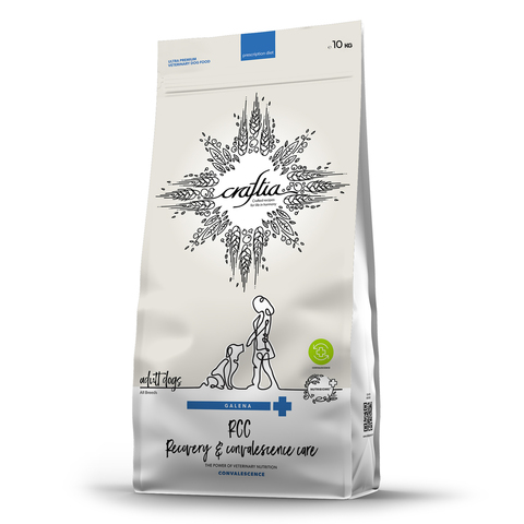 Ветеринарная диета CRAFTIA GALENA DOG RECOVERY&CONVALESCENCE CARE Рекавериэнд Конвалесенс для собак поддержка в период восстановления и реабилитаци 10 кг