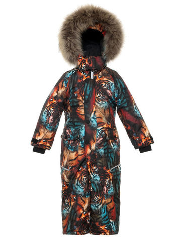 Зимний комбинезон с опушкой "Тигры" AMADEO