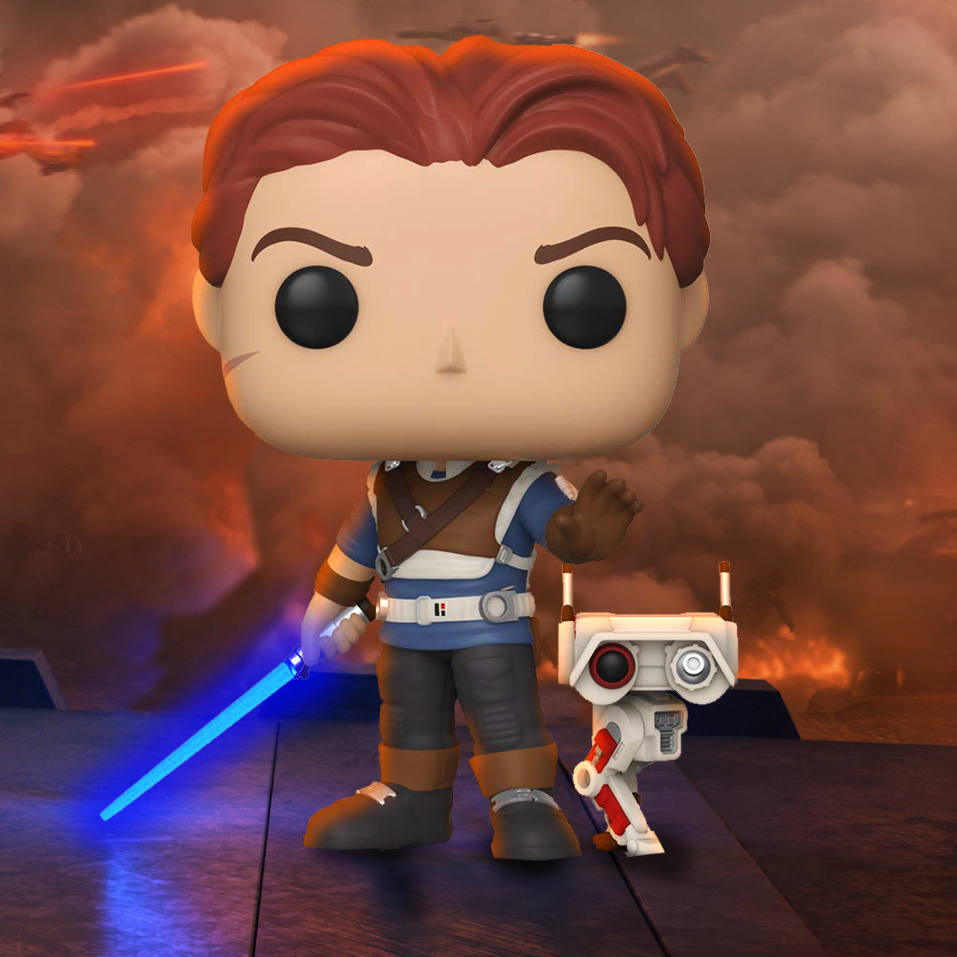 Фигурка Funko POP Star Wars Cal Kestis with BD-1 (Поврежденная коробка!!!)  - купить по выгодной цене | Funko POP Shop