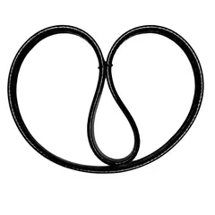 Ремень клиновой DDE 3LXP820  ST7066LE / ST9071LE / ST1176LE (3LXP820)