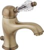 Cezares VINTAGE-LSM1-01-Sw VINTAGE-LSM1-01-Sw Смеситель для раковины однорычажный с донным клапаном, исполнение хром, ручки Swar