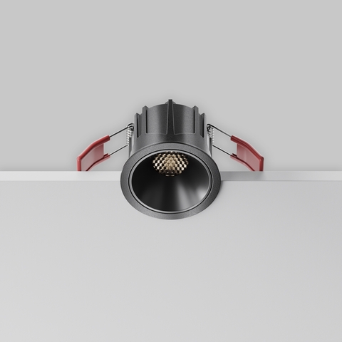 Встраиваемый светильник Maytoni Alfa led DL043-01-10W4K-RD-B-1
