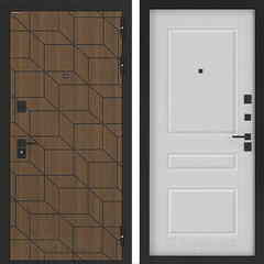 Входная металлическая дверь Бункер HIT Хит B-03/ ФЛ-711 Капучино (кремовый оттенок, матовый)