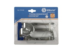Степлер механический КОБАЛЬТ скобы 4-8мм (тип 53), стальной корпус (918-368)