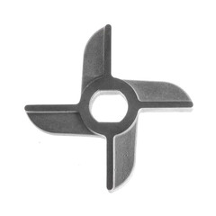 Нож 2-х сторонний для мясорубки МИМ (с буртом)