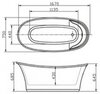 BelBagno BB39-OVF-BRN Слив-перелив для BB03/BB09, бронза