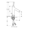 Axor 10111250 AX Starck Cмеситель для раковины , цвет шлифованное золото