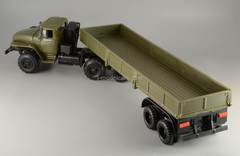 Ural-44202 with semitrailer khaki Elecon 1:43