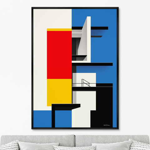 ArtNoMore - Репродукция картины на холсте Shape, color and light, No 2, 2024г.
