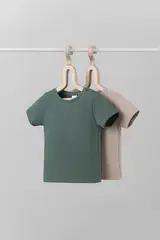 фуфайка для новорожденных  К 302521-2уп/зеленый мох,беж