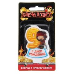 Свеча в торт. Цифра 