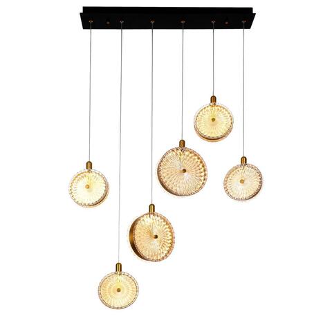 Подвесной светодиодный светильник Favourite Slik 4488-6P