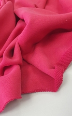 №753 Viva Magenta Pantone 2023 Футер 3-х нитка петля диагональ с Пич-эффектом 0,55 м (чистый)