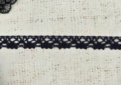 Тесьма вязаная С3749Г14 рис. 1501016, ш. 1,5 см, чёрный