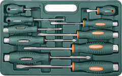 Jonnesway D70PP10S Набор отверток стержневых ударных, силовых под ключ, 10 предметов