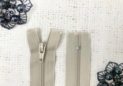 Молния брючная SBS автомат, L 20 см, Т3, н/р, бежевый