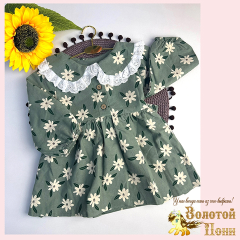 Платье хлопок детское (74-98) 250914-D513