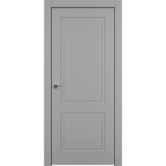 Межкомнатная дверь Классика 2 серая эмаль глухая