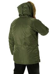 Парка Alpha Industries N-3B Slim Fit Sage Green (Зеленая)