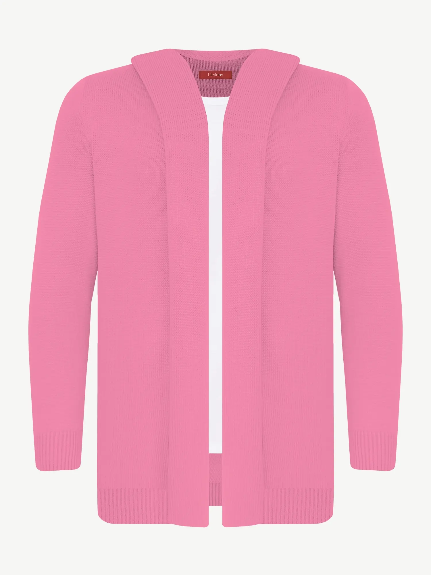 Кардиган с капюшоном из экохлопка