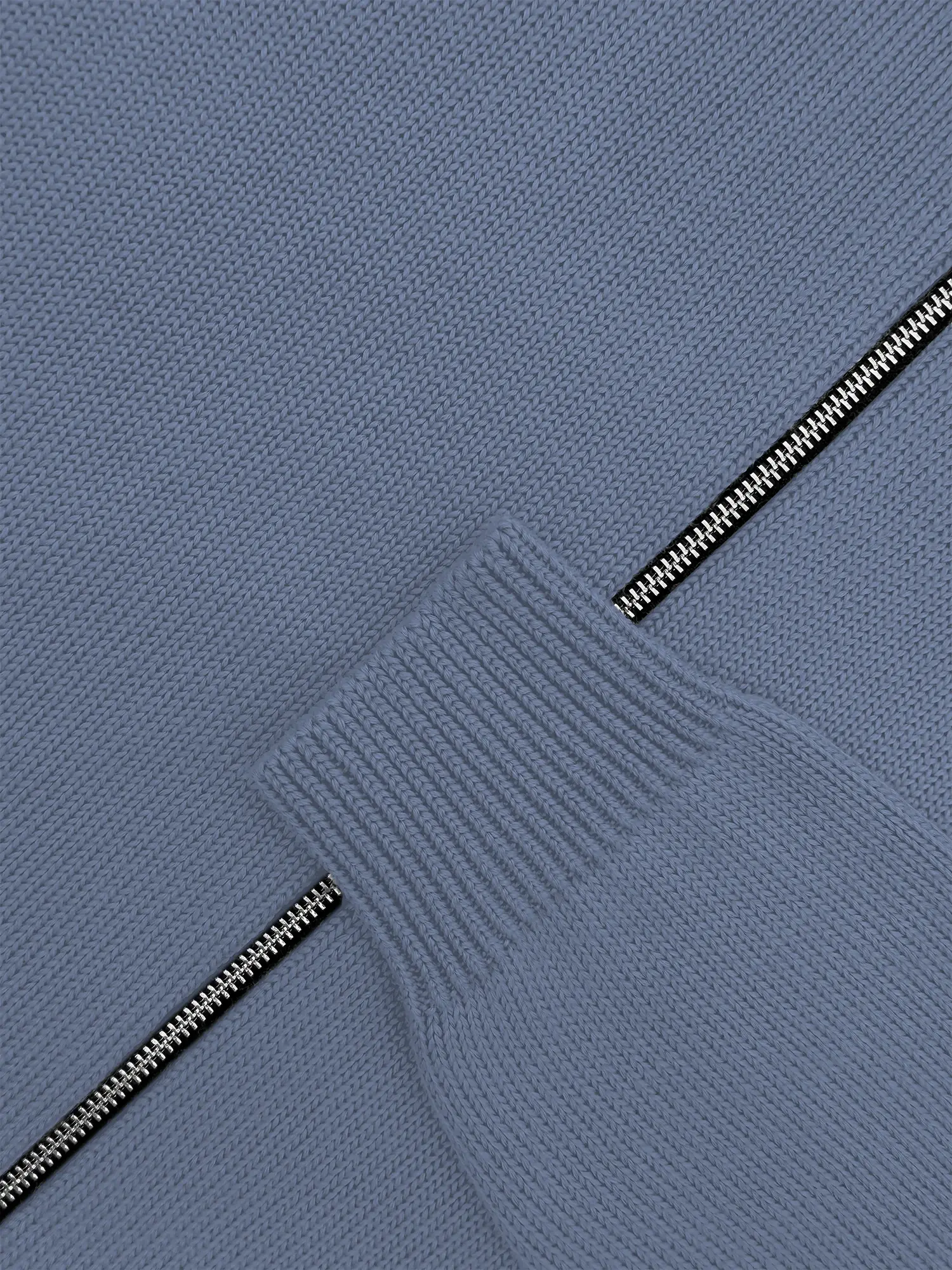 Толстовка на замке из мягкой шерсти