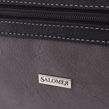 Сумка Саломея 847 мульти итальянский серо-черный